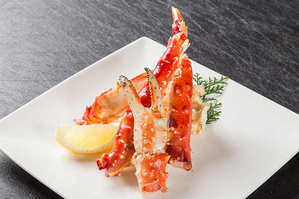 Grilled Red King Crab